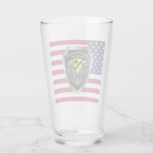 1e divisie Cavalry Glas (Achterkant)