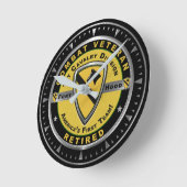 1e divisie Cavalry, in ruste gevechtsveteraan   Ronde Klok (Hoek)