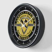 1e divisie Cavalry, in ruste veteraan (Hoek)