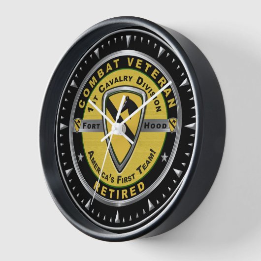 1e divisie Cavalry, in ruste veteraan (Hoek)