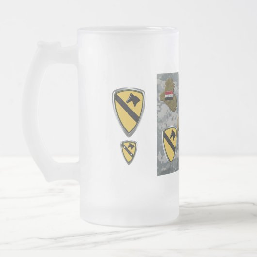 1e divisie Cavalry - Irakveteraan Matglas Bierpul (Links)