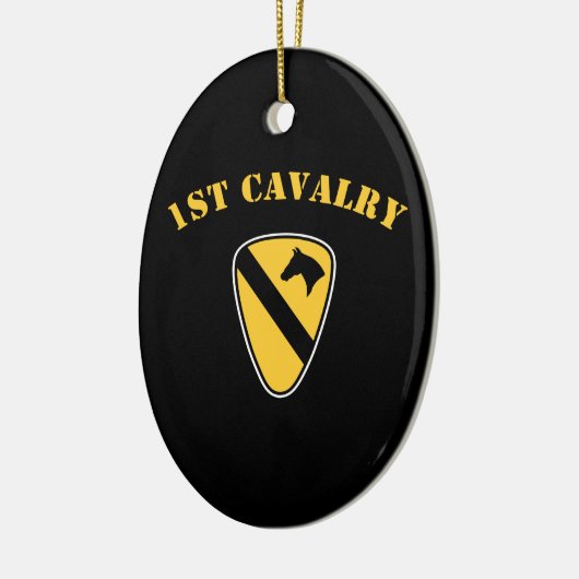 1e divisie Cavalry Keramisch Ornament (Links)