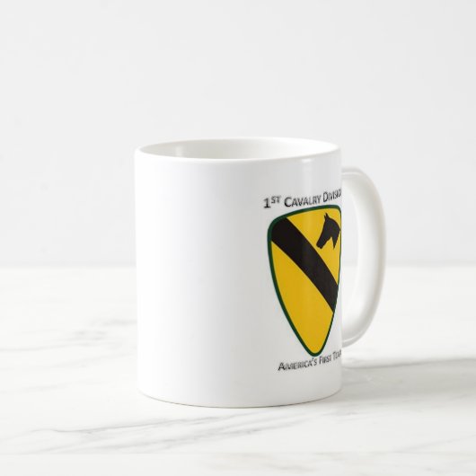 1e divisie Cavalry Koffiemok (Voorkant rechts)