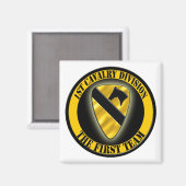 1e divisie Cavalry Magneet (Voorkant / Achterkant)