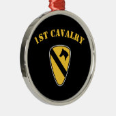 1e divisie Cavalry Metalen Ornament (Rechts)