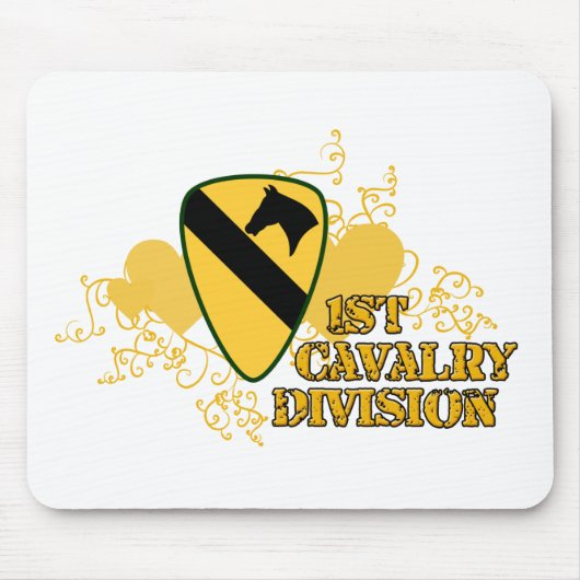 1e divisie Cavalry Muismat (Voorkant)