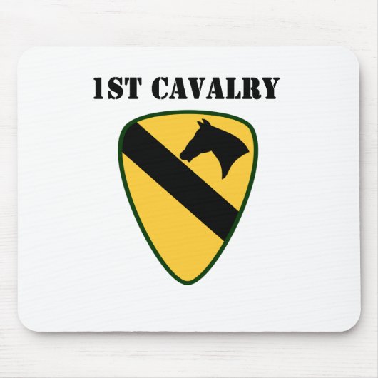 1e divisie Cavalry Muismat (Voorkant)
