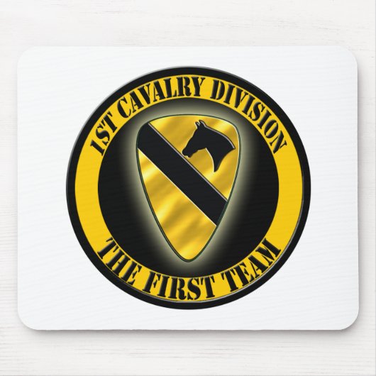 1e divisie Cavalry Muismat (Voorkant)