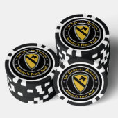 1e divisie Cavalry Poker Chips (Opstapeling)