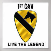 1e divisie Cavalry Poster (Voorkant)