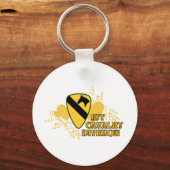 1e divisie Cavalry Sleutelhanger (Voorkant)