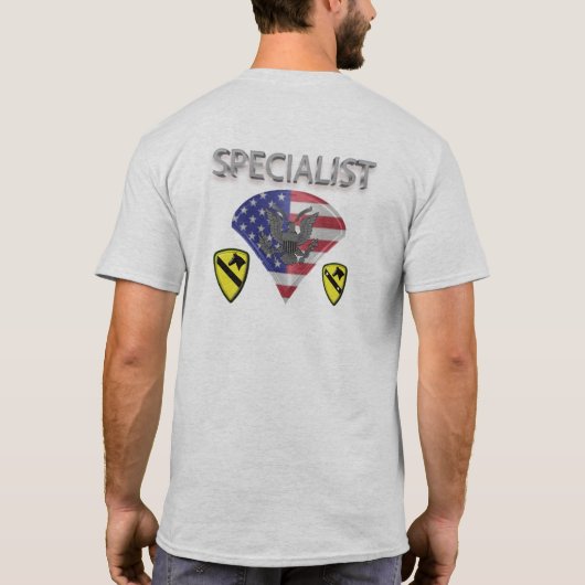 1e divisie Cavalry Specialist T-shirt (Achterkant)