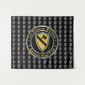 1e divisie Cavalry Wandkleed (Voorkant (horizontaal))