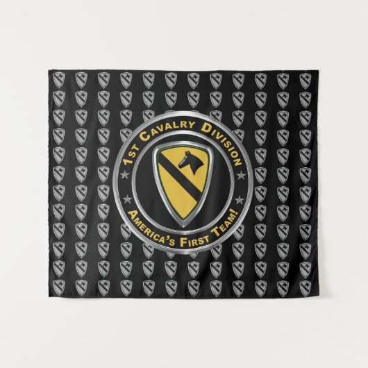 1e divisie Cavalry Wandkleed (Voorkant (horizontaal))