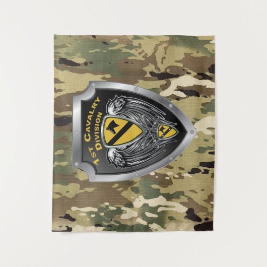 1e divisie Cavalry Wandkleed (Voorkant)