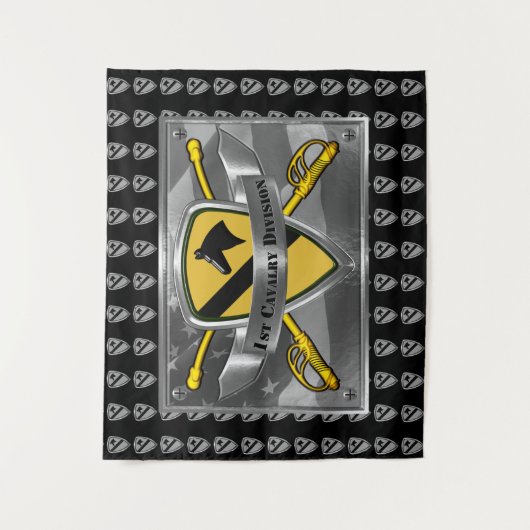 1e divisie Cavalry Wandkleed (Voorkant)