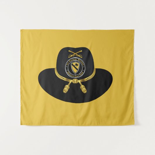 1e divisie Cavalry Wandkleed (Voorkant (horizontaal))