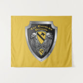1e divisie Cavalry Wandkleed (Voorkant (horizontaal))