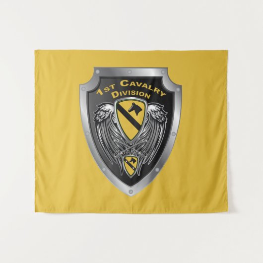 1e divisie Cavalry Wandkleed (Voorkant (horizontaal))