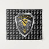 1e divisie Cavalry Wandkleed (Voorkant (horizontaal))