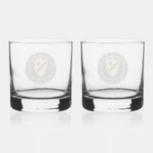 1e divisie Cavalry Whisky Glas (Achterkant)