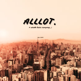 1e editie "alllot" retro design t-shirt