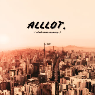1e editie "alllot" retro design t-shirt