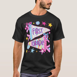 1e eerste dag van de eerste klas terug naar school t-shirt