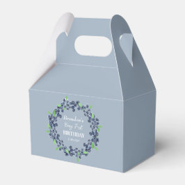 1e eerste verjaardagsfeestje Blueberry Baby Boy Bedankdoosjes