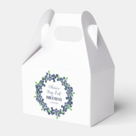 1e Eerste Verjaardagsfeestje Blueberry Baby Meisje Bedankdoosjes