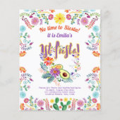 1e Fiesta Verjaardag Voor een Meisje Folkart BUDGE (Voorkant)