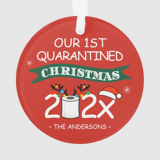 1e geënquaranteerde kerstcadeaubrief ornament (achterkant)