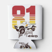 1e Gen 1981 Toyota 4WD Truck Blikjeskoeler (Achterkant)