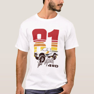 1e Gen 1981 Toyota 4WD Truck T-shirt
