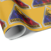 1e Gepantserde Divisie Silver Gelijst Patch Cadeaupapier (Rol Hoek)