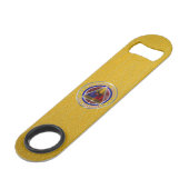 1e gepantserde verdeelsleutel speed flessenopener (Voorkant Gekanteld)