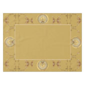 1e Golden Ochre bruiloft Jubileum tafelkleed (Voorkant (Horizontaal))