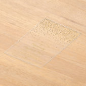 1e gouden bruiloft Jubileum Acryl Uitnodigingen (Laagn)