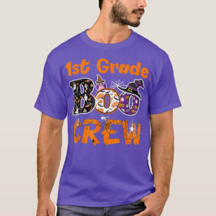 1e graad Boo Bemanner Leerling Student Funny Hallo T-shirt