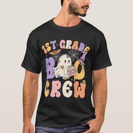 1e Graad Boo Crew Eerste Graad Halloween Kostuum T T-shirt (Voorkant)