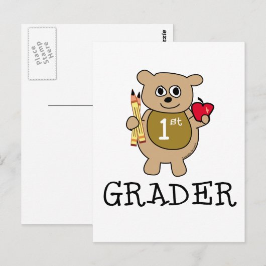 1e graad briefkaart (Voorkant / Achterkant)