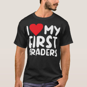 1e graad Ik hou van de eerste klas van de school T-shirt