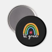1e graad leraar 1e graads regenboogstraal magneet (Voorkant / Achterkant)