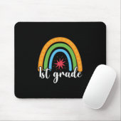 1e graad leraar 1e graads regenboogstraal muismat (Met muis)