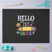 1e graad leraar Hallo eerste graad potlood Tissuepapier (Craft)
