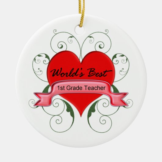 1e graad leraar keramisch ornament (Voorkant)