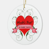 1e graad leraar keramisch ornament (Links)
