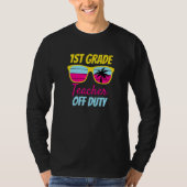 1e graad leraar uit dienst t-shirt (Voorkant)