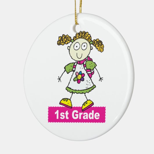 1e graad meisjes keramisch ornament (Links)