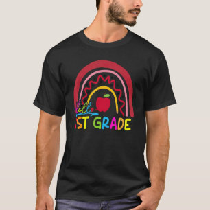 1e graad regenboogleraar Hallo eerste graad Rug T T-shirt